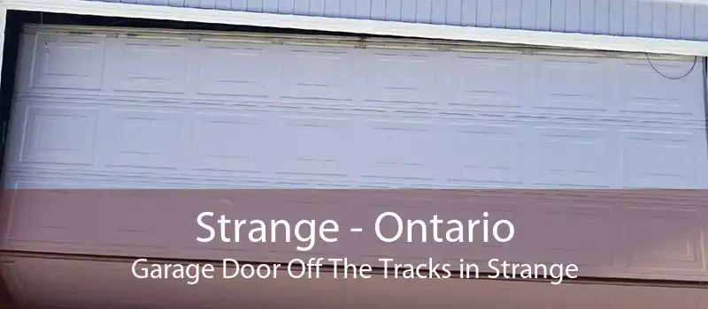 Strange - Ontario Garage Door Off The Tracks in Strange
