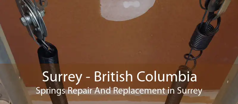 Surrey - British Columbia Springs Repair And Replacement in Surrey