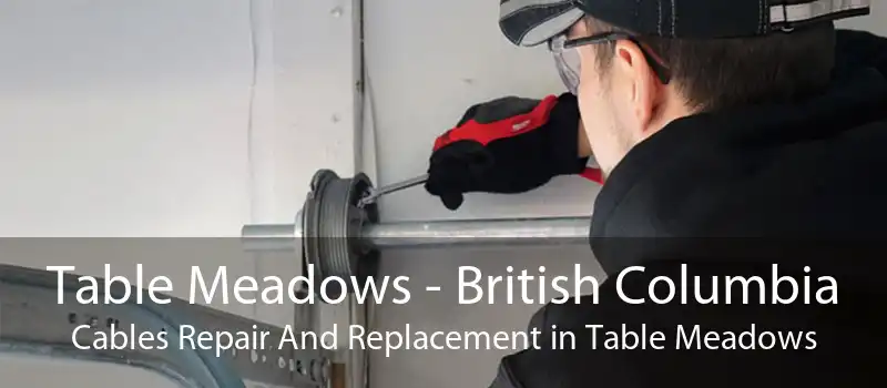 Table Meadows - British Columbia Cables Repair And Replacement in Table Meadows