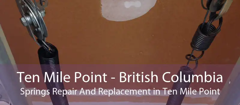 Ten Mile Point - British Columbia Springs Repair And Replacement in Ten Mile Point