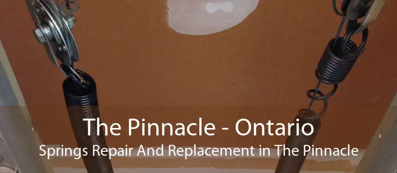 The Pinnacle - Ontario Springs Repair And Replacement in The Pinnacle