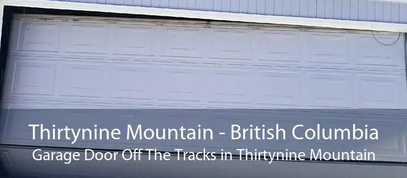 Thirtynine Mountain - British Columbia Garage Door Off The Tracks in Thirtynine Mountain