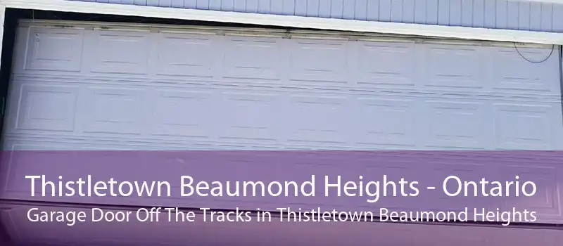 Thistletown Beaumond Heights - Ontario Garage Door Off The Tracks in Thistletown Beaumond Heights