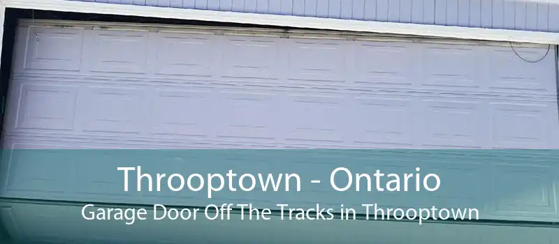 Throoptown - Ontario Garage Door Off The Tracks in Throoptown