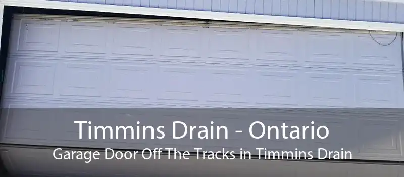 Timmins Drain - Ontario Garage Door Off The Tracks in Timmins Drain