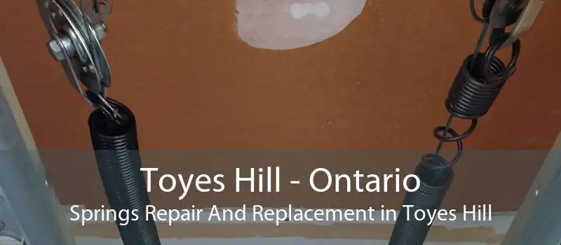 Toyes Hill - Ontario Springs Repair And Replacement in Toyes Hill