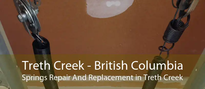 Treth Creek - British Columbia Springs Repair And Replacement in Treth Creek
