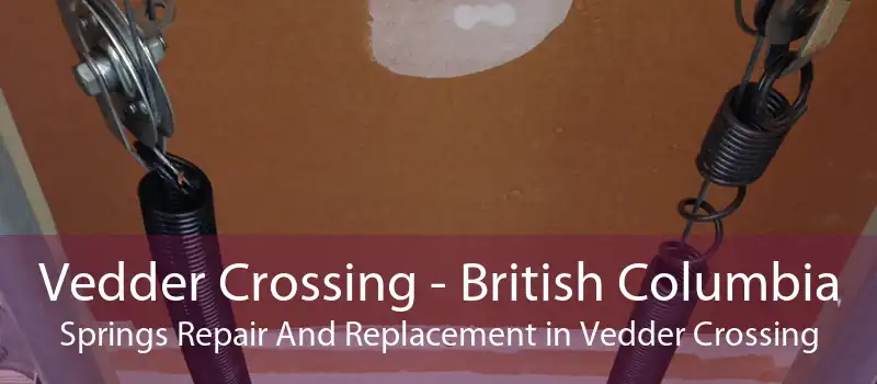 Vedder Crossing - British Columbia Springs Repair And Replacement in Vedder Crossing