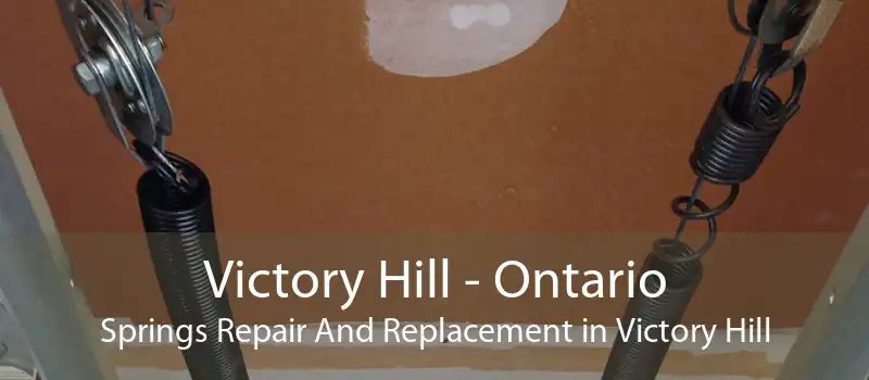 Victory Hill - Ontario Springs Repair And Replacement in Victory Hill