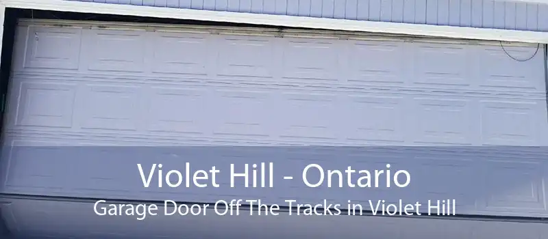 Violet Hill - Ontario Garage Door Off The Tracks in Violet Hill