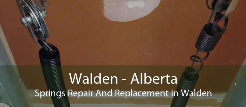 Walden - Alberta Springs Repair And Replacement in Walden