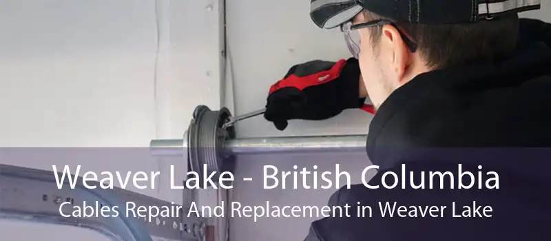 Weaver Lake - British Columbia Cables Repair And Replacement in Weaver Lake