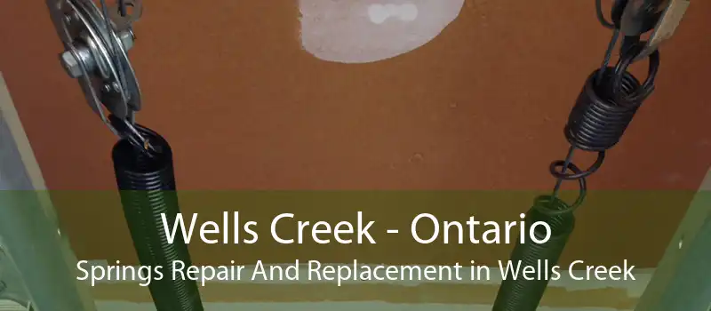 Wells Creek - Ontario Springs Repair And Replacement in Wells Creek