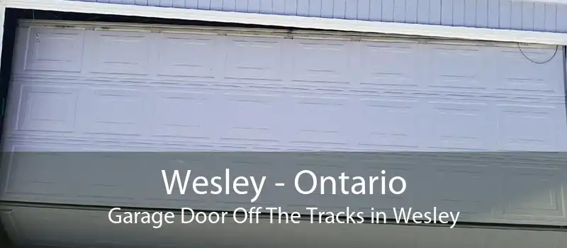 Wesley - Ontario Garage Door Off The Tracks in Wesley
