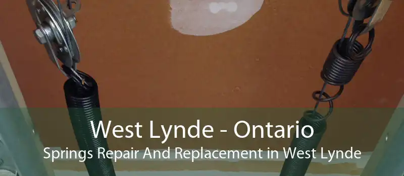 West Lynde - Ontario Springs Repair And Replacement in West Lynde