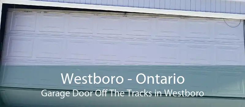 Westboro - Ontario Garage Door Off The Tracks in Westboro