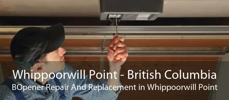 Whippoorwill Point - British Columbia BOpener Repair And Replacement in Whippoorwill Point