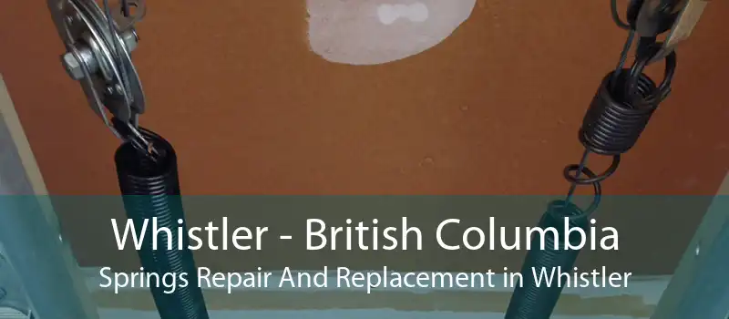 Whistler - British Columbia Springs Repair And Replacement in Whistler