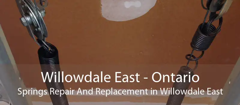 Willowdale East - Ontario Springs Repair And Replacement in Willowdale East
