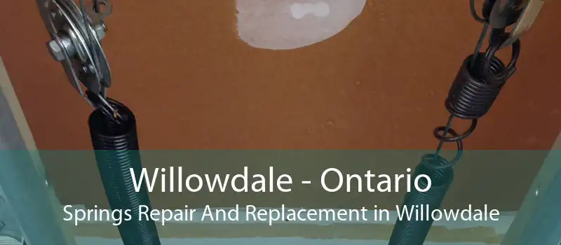 Willowdale - Ontario Springs Repair And Replacement in Willowdale