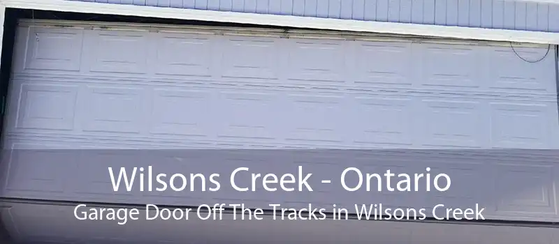 Wilsons Creek - Ontario Garage Door Off The Tracks in Wilsons Creek