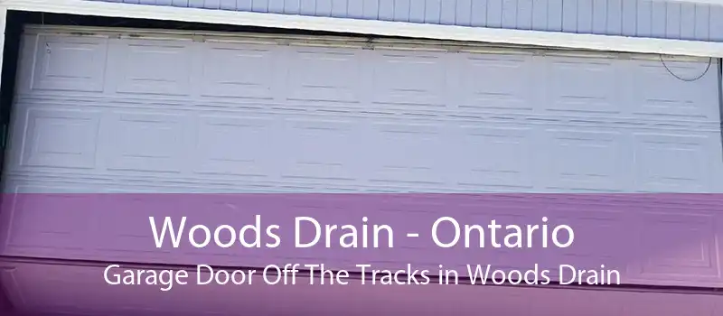 Woods Drain - Ontario Garage Door Off The Tracks in Woods Drain