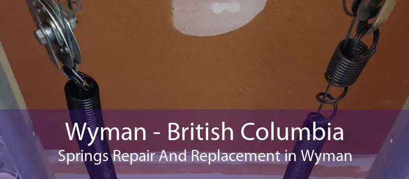Wyman - British Columbia Springs Repair And Replacement in Wyman