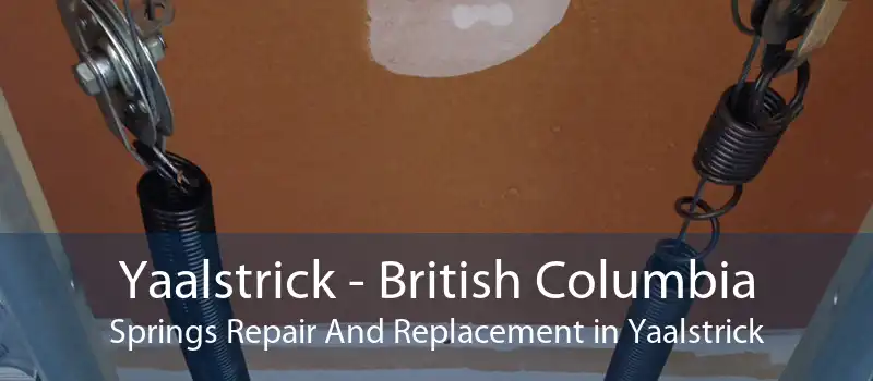 Yaalstrick - British Columbia Springs Repair And Replacement in Yaalstrick