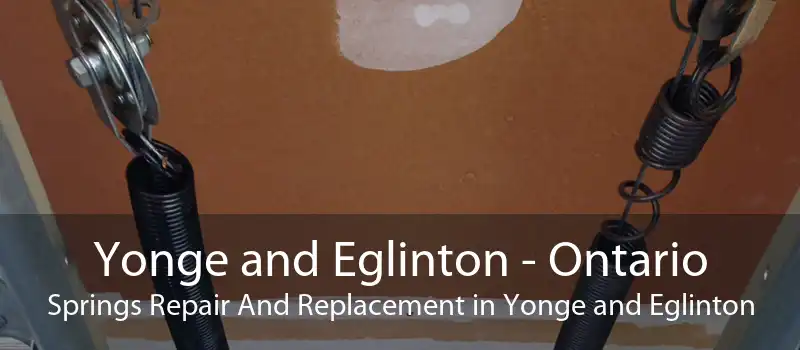 Yonge and Eglinton - Ontario Springs Repair And Replacement in Yonge and Eglinton