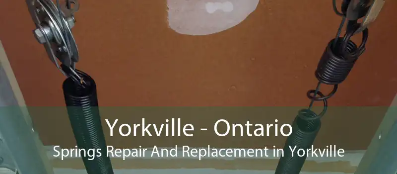 Yorkville - Ontario Springs Repair And Replacement in Yorkville